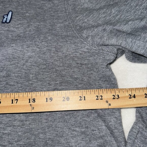 Mens Johnnie-O Hoodie Henley Pullover Heather Gray Size XLarge - Picture 4 of 8